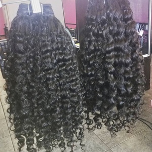 Envío de la gota sin procesar cabello vietnamita crudo al por mayor cutícula alineada cabello rizado birmano crudo rizado precio de fábrica bajo - Product Image 2