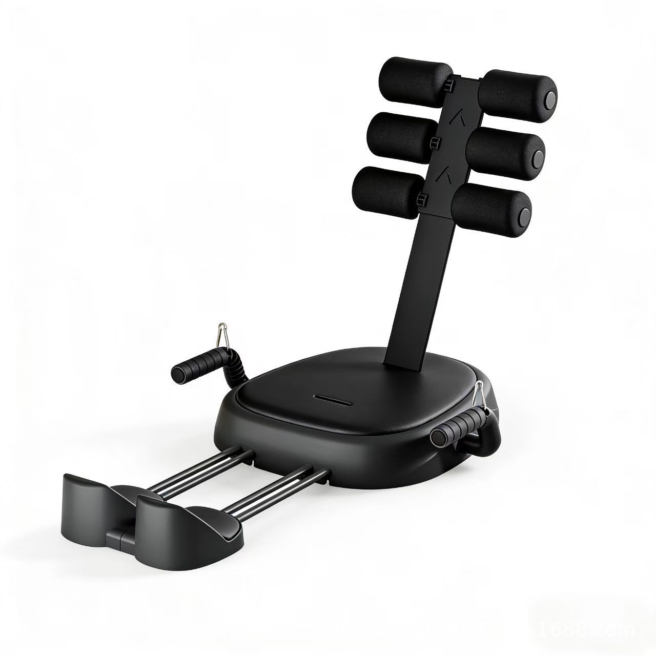 Black abdominal exerciser + resistance bands