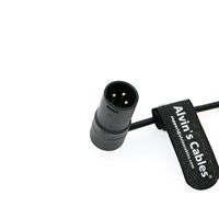 Cable XLR de 3 Pines Macho a Hembra de Bajo Perfil Giratorio de Alvin's Cables, Conector Original, Cable de Audio Balanceado para Micrófono con Revestimiento de TPE