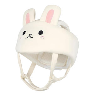 U988 Bonito <span class=keywords><strong>casco</strong></span> de seguridad <span class=keywords><strong>para</strong></span> bebés con correas ajustables Protección de 360 ° Protector de parachoques <span class=keywords><strong>para</strong></span> cabeza de bebé <span class=keywords><strong>para</strong></span> niños pequeños que gatean y caminan - Product Image 1