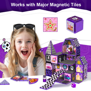 Candy House Devil House, Bloques Magnéticos para Niños, Educación Escolar, Bloques de Construcción Magnéticos - Product Image 1