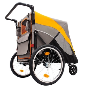 Thêm-Lớn nhu cầu đặc biệt xe đạp Trailer 20 ''bánh xe lớn đẩy giỏ hàng cho trẻ em và người lớn Bền kim loại & vật liệu nhựa - Product Image 5