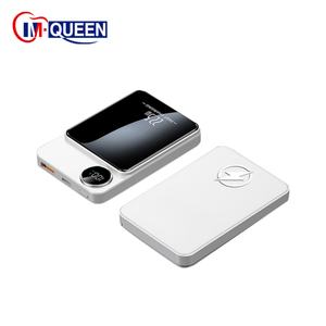 Batterie externe magnétique sans fil avec charge rapide pour téléphone, logo personnalisé, type C, 5000 mAh, 10000 mAh - Product Image 1