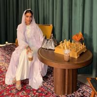 Ensemble Abaya Hafizah personnalisé en dentelle blanche brodée de fleurs, vêtements modestes pour femmes, tenue islamique de Dubaï, robe kaftan musulmane