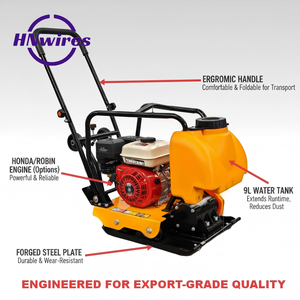 30% Off List Price Petrol Plate Compactor Most Popular Gravel / Sand Compactor Industrial-grade Quality <strong>Compacting</strong> Depth 30 cm - Product Image 2