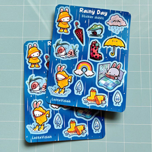 Autocollants de dessins animés 3D, autocollants mignons de dessins animés, rouleau d'autocollants de dessins animés - Product Image 5