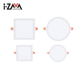 Lámpara de Techo Empotrada Redonda y Cuadrada Ultrafina de Aluminio, 75mm 125mm 155mm, Moderna, de Alto Lumen, Panel LED de 6W 15W 20W - Product Image 3