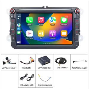 Autoradio Android 8 pouces pour Volkswagen <span class=keywords><strong>Golf</strong></span> Jetta Passat Système de navigation GPS Lecteur multimédia vidéo - Product Image 6