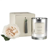 Bougie en cire de soja parfumée naturelle et biologique, emballage cadeau de luxe, boîte cadeau pour la Saint-Valentin, fabrication sur mesure ODM OEM WELLNESS Factory