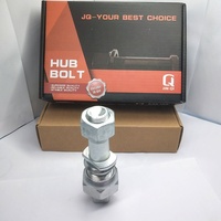 JQ Factory Price Wheel Studs for Heavy Truck Threaded Rod Trailer Hex Hub Bolts for Isuzu Rear