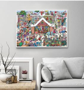 Fabricants <span class=keywords><strong>de</strong></span> puzzles personnalisés MCX, conception <span class=keywords><strong>de</strong></span> logo, emballage, puzzle géant, forme <span class=keywords><strong>de</strong></span> puzzle, 500-1000 pièces, carte bleue, carte blanche, carte grise - Product Image 1