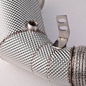 Collecteur d'échappement haute performance pour BMW M550i M850i G14 G15 G16 G11 G12 2020+ 4.4T N63 avec bouclier thermique - Product Image 3