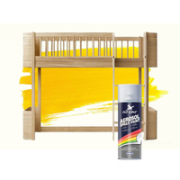 Peinture en aérosol noire Aerosol International pour jantes de moto et de voiture