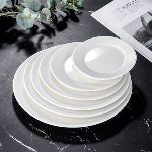 Swt nhà sản xuất biểu tượng tùy chỉnh đồ ăn bán buôn sứ trắng cá nhân tùy biến món ăn tấm gốm Bộ đồ ăn - Product Image 3