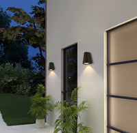 Applique murale d'extérieur moderne, élégante et durable, LED en aluminium 6W