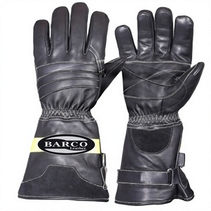 Gants personnalisés pour pompier coupe-feu, de haute qualité en cuir véritable 100% résistant au feu - Product Image 1