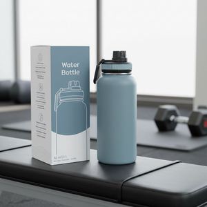 Termo Clásico de Acero Inoxidable de Gran Capacidad (32oz) con Aislamiento al Vacío, Popular para Deportes al Aire Libre y Uso en Coche - Product Image 1