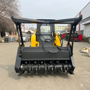 سعر المصنع: Forest Forest Mulcher Track Loader انزلاقية التوجيه مع جزازة مع محرك EPA - Product Image 4
