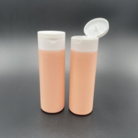 Bouteille de shampooing en plastique de couleur personnalisée avec bouchon supérieur à rabat 200ml conteneur de lavage corporel emballage de bouteilles de cheveux Cair
