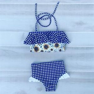 Cổ điển Kid Cô Gái Hai mảnh bikini đặt áo tắm cô gái trẻ khiêm tốn Bikini tắm phù hợp với tuổi từ 4 đến <span class=keywords><strong>10</strong></span> tuổi - Product Image 4