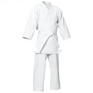 Uniforme de Karate Blanco, Poliéster/Algodón 240g, Duradero, Secado Rápido, Transpirable, Corte Regular, Unisex, Adulto - Product Image 2