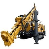 Foreuse à circulation inverse télécommandée de 500 m à moteur diesel avec alimentation hydraulique pour le forage de roches dures