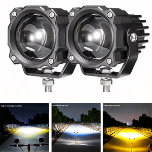 Projecteur LED réglable <span class=keywords><strong>de</strong></span> 3 pouces, faisceau <span class=keywords><strong>spot</strong></span> et large, lampe <span class=keywords><strong>de</strong></span> travail étanche pour 4x4, remorque, bateau, chariot élévateur - Product Image 1