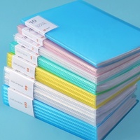 Portapapeles A4 PP Carpeta de archivos Bolsa transparente para documentos Álbum DE FOTOS Libro Oficina Escuela Suministro Libro de exhibición