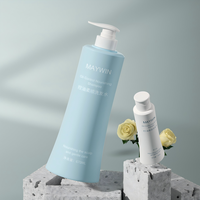 Bouteille en plastique de luxe personnalisée de 80 ml / 670 ml pour shampoing, gel douche, après-shampoing, avec pompe à lotion pour soins de la peau, lotion corporelle, cosmétiques