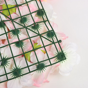 Pared de Flores Artificiales de 30x40cm, Decoración de Rosas de Seda, Accesorios para Fotografía de Bodas, Decoración del Hogar, Rosa Blanco - Product Image 4