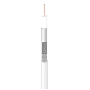 Cable Coaxial Fracarro de 5 mm con Cubierta de PVC, Conductor de Cobre y Blindaje Trenzado para Uso en Interiores - Product Image 1