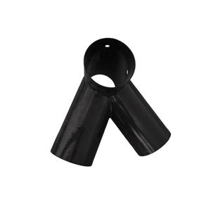 Braket baja logam kustom kualitas tinggi bingkai ayunan lapisan bubuk braket ujung untuk 100mm tiang ayunan Diameter - Product Image 6