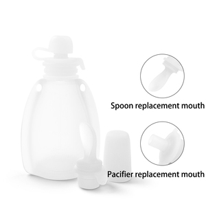 Bolsa de almacenamiento de leche materna de silicona para bebés, bolsa de leche portátil para alimentos frescos para bebés, silicona líquida de grado alimenticio - Product Image 6