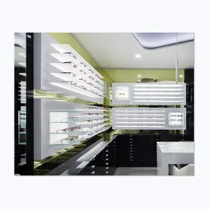 Boutique optique haut de gamme, 1 pièce, ampoules, meubles de vitrine optique, décoration d'intérieur