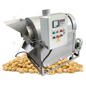 Small Chili Sesame Groundnut Grain Cocoa Roster Cashew Bean Seed Peanut Nut Roast Roaster Machine