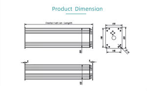 טור הרמת טור ליניארי תעשייתי כבדה טור עבור שולחן מתכוונן חשמלי עבור מיטה חשמלית רפואית - Product Image 2