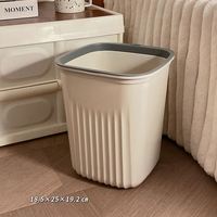 DS4898-Poubelle en plastique avec dessin animé mignon créatif pour la cuisine, la chambre à coucher, la salle de bain