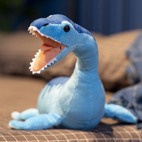 Peluche réaliste et mignonne de monstre de Loch Ness, plesiosaure, peluche super douce, rembourrage en coton PP, sac OPP, jouet unisexe
