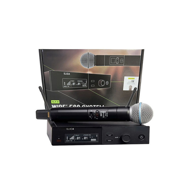 SLXD4 SLXD24 Wireless Microphone System Frequency Match Karaoke Dynamic Microfono Inalambrico