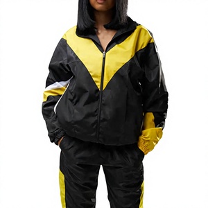Ensemble veste et pantalon coupe-vent pour femme, 2 pièces, respirant, léger, imperméable, pour la course à pied et le vélo - Product Image 4