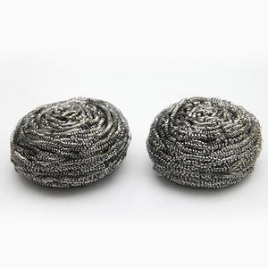410 Grade 18g * 6pcs Küchen reinigung Edelstahl Schwamm Spiral Scourer Scrub bing Pad Metall Clean Ball zum Waschen - Product Image 3