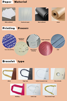 Bolsas de Papel para Compras de Boutique con Logotipo Estampado en Relieve, Bolsa de Papel Personalizada para Minoristas de Ropa