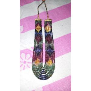 Collier artisanal de haute qualité en saphirs multicolores facettés ronds de 3 mm à 4,5 mm, 7 brins, pour la fabrication de bijoux, M.Y.GEMS, tiers - Product Image 3