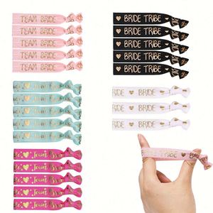 Decoraciones para Fiestas y Bodas, Regalos para Pedidas de Mano, Brazalete con Lazo, Equipo de la Novia, Pulseras para Despedida de Soltera, Lazos para el Cabello - Product Image 1