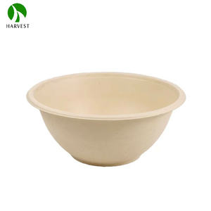 Offre Spéciale jetable biodégradable à emporter pulpe naturelle canne à sucre bagasse bol à salade rond boîte à lunch écologique avec couvercle - Product Image 4