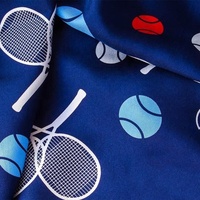 Écharpes et foulards en soie 100% pour femmes, personnalisables avec logo, motif raquette de tennis, bleu, blanc, rouge, impression sur mesure, vente en gros