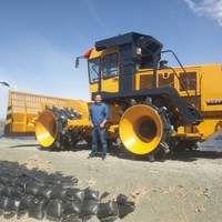 Compacteur de déchets industriels lourds 23T 200HP, machine de compactage MSW pour projets de décharges
