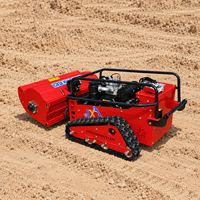 Tondeuse à chenilles télécommandée robuste CE GQ1000A, 105 cm, diesel, broyeur à fléaux, 60 lames, pour le débroussaillage des pentes et terrains accidentés