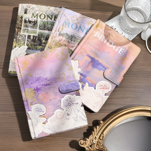 Diario <span class=keywords><strong>Van</strong></span> <span class=keywords><strong>Gogh</strong></span> con Copertina Rigida in Pelle, Pagine Colorate Incise a Mano, 5.03x7.32, Personalizzabile per Lavoro, Ufficio, Scuola - Product Image 2