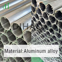 Pièces de base de table réglable en hauteur pneumatique en aluminium robuste et moderne avec vérin à gaz pour café, bar, bureau, salle à manger